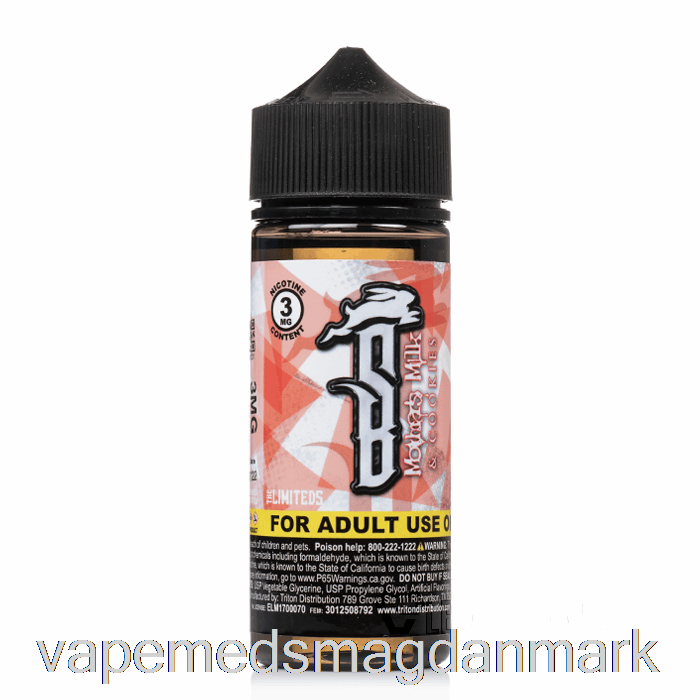 Vape Uden Nikotin Mors Mælk Og Småkager - Selvmordskanin - 120ml 6mg